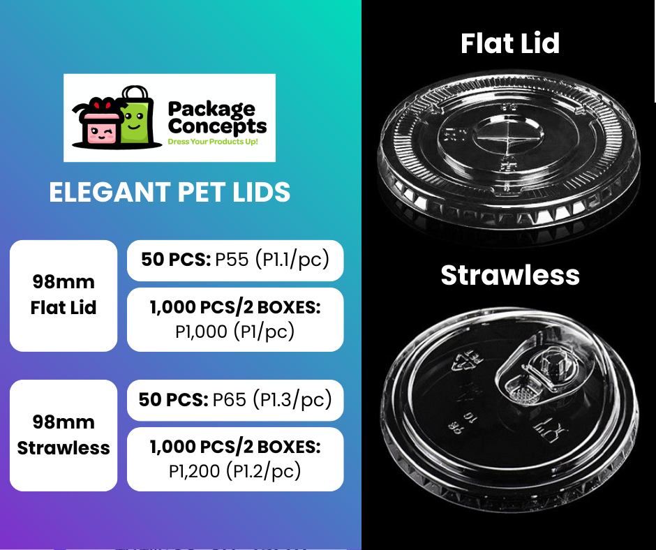 PET Drink Cups & Lids | For Coffee, Matcha, Juice