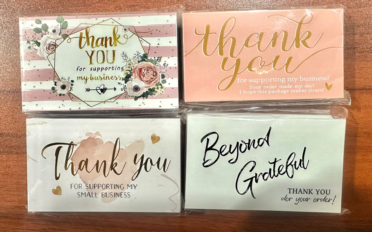 50PCS Thank You Cards | For Giveaways, Small Business