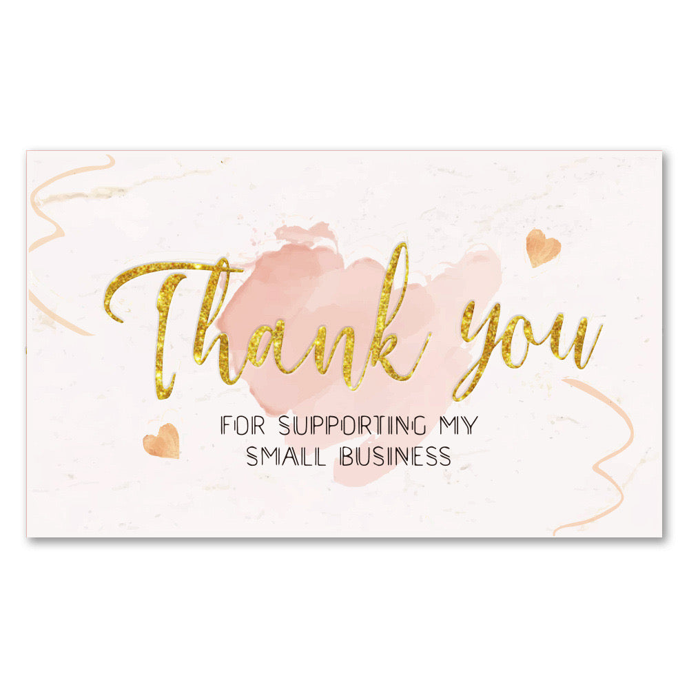 50PCS Thank You Cards | For Giveaways, Small Business