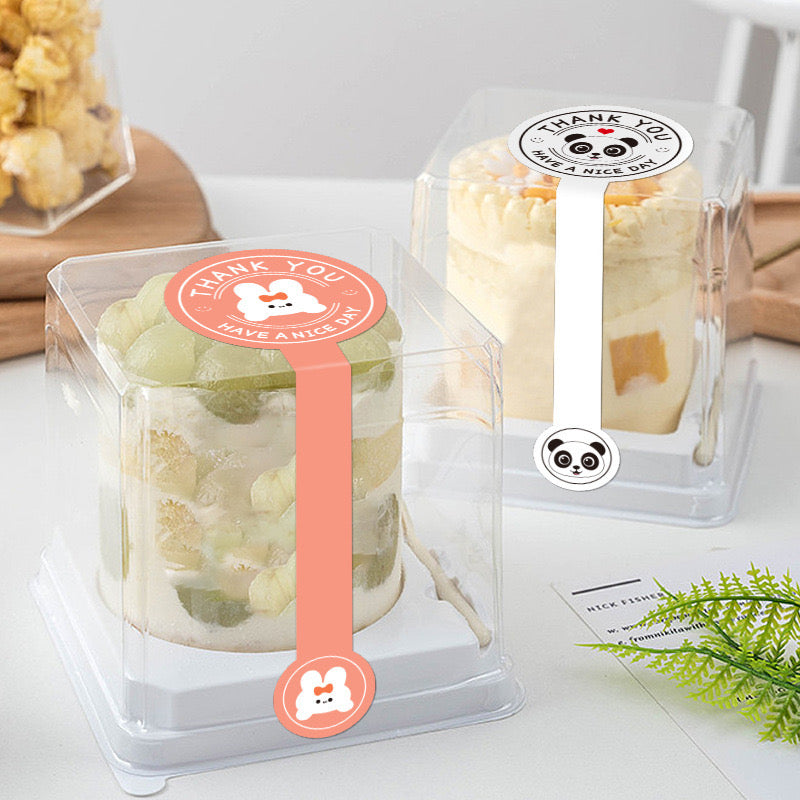 Lollipop Thank You Stickers | For Boxes & Bottles