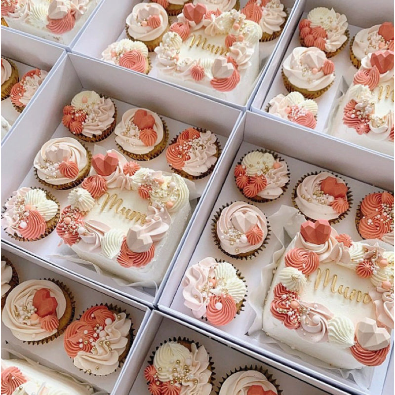 Combo Box (Bento Cake + Cupcakes)