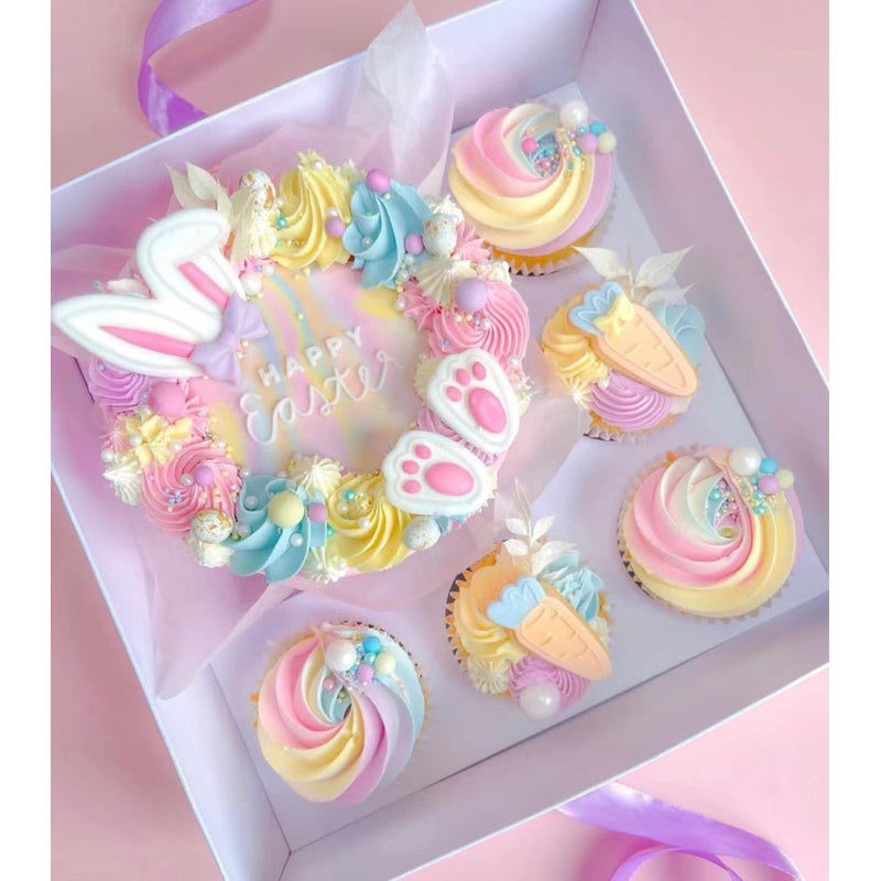 Combo Box (Bento Cake + Cupcakes)