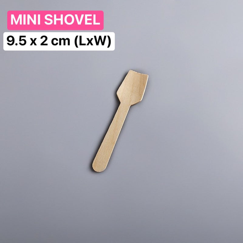 100PCS Mini Wooden Utensils