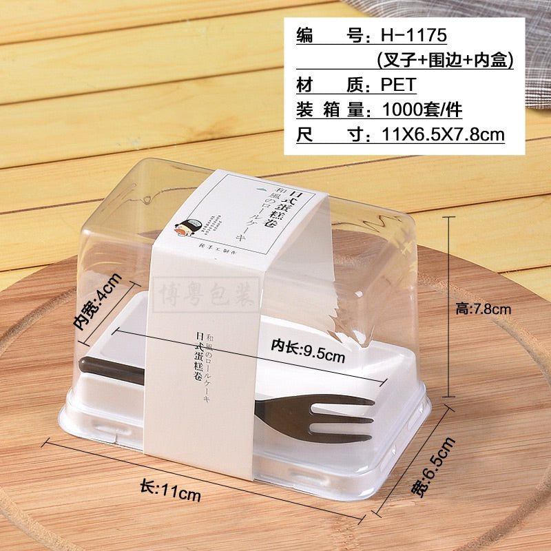 Mini Cake Box with Fork