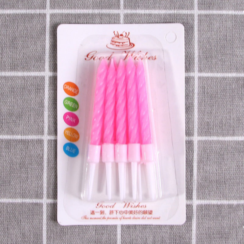 Short Spiral Birthday Candle | 10PCS/PACK