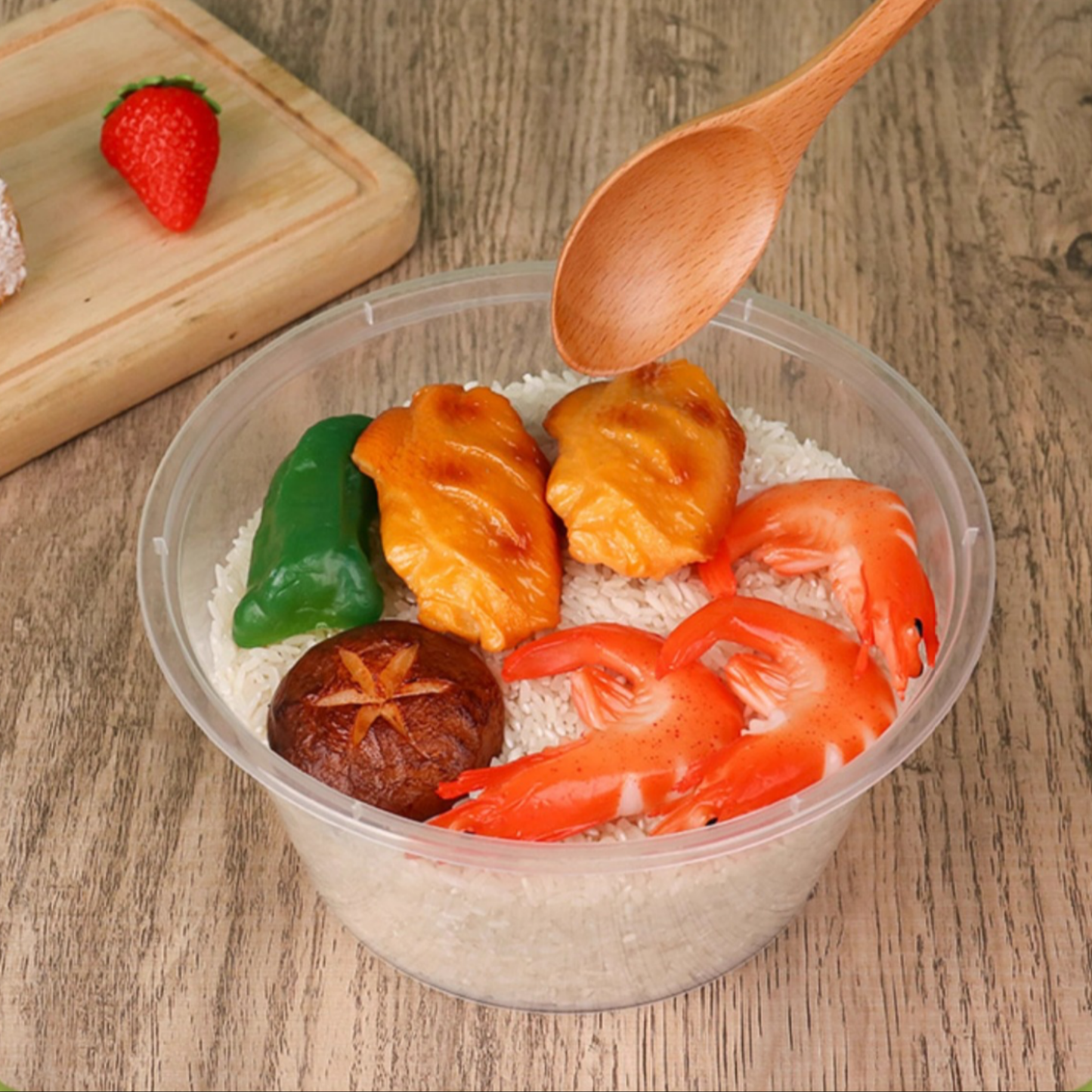 [50PCS] ROUND Microwavable Plastic Container for Food Storage