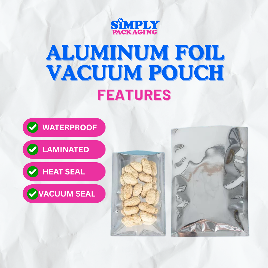 [50PCS] Aluminum Foil Vacuum Pouch