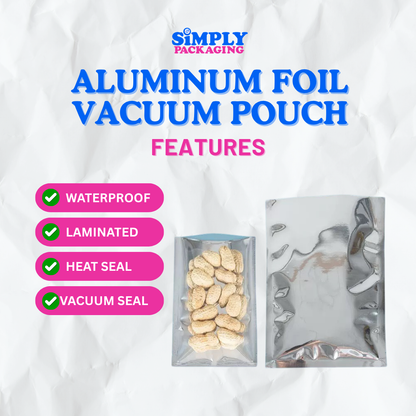 [50PCS] Aluminum Foil Vacuum Pouch