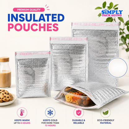 Thermal Pouch with Adhesive | Simply Packaging
