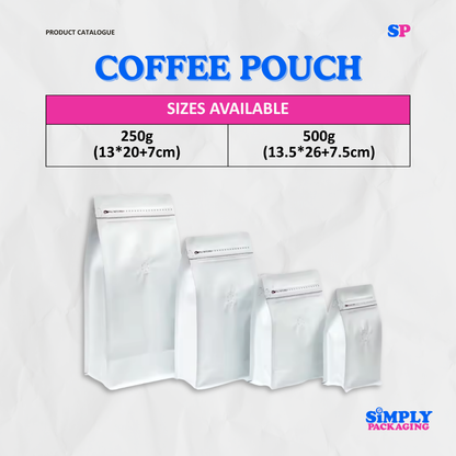 Coffee Pouch with Air Valve | SIMPLY PACKAGING