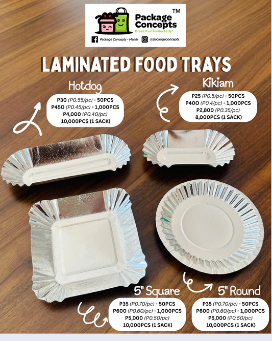 Laminated Meal Box | For Catering, Rice Meals, Burger, Chicken, Spaghetti, Snacks, Kikiam, Hotdog