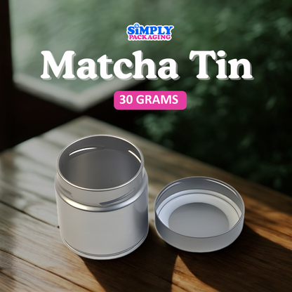 30g and 50g Aluminum Matcha Tins