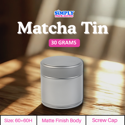 30g and 50g Aluminum Matcha Tins