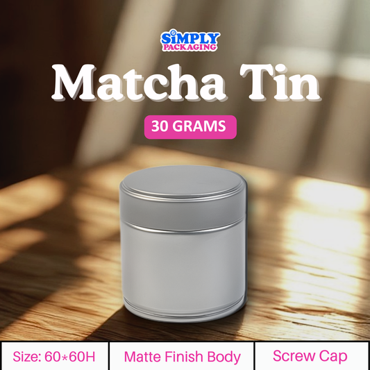 30g and 50g Aluminum Matcha Tins