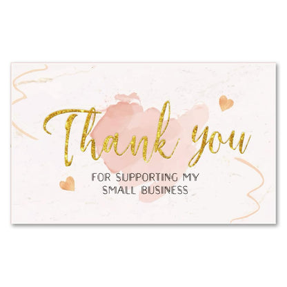 50PCS Thank You Cards | For Giveaways, Small Business