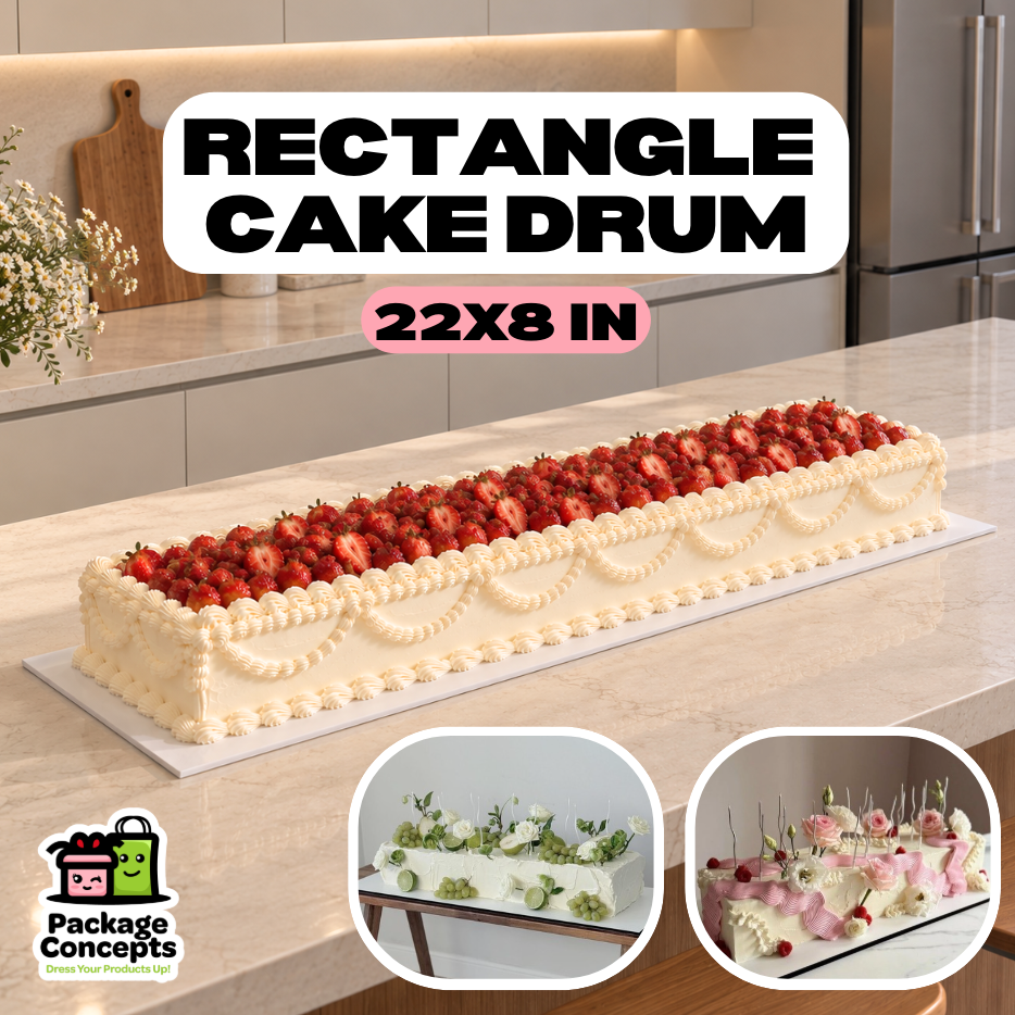 Rectangle Cake Drum 12mm