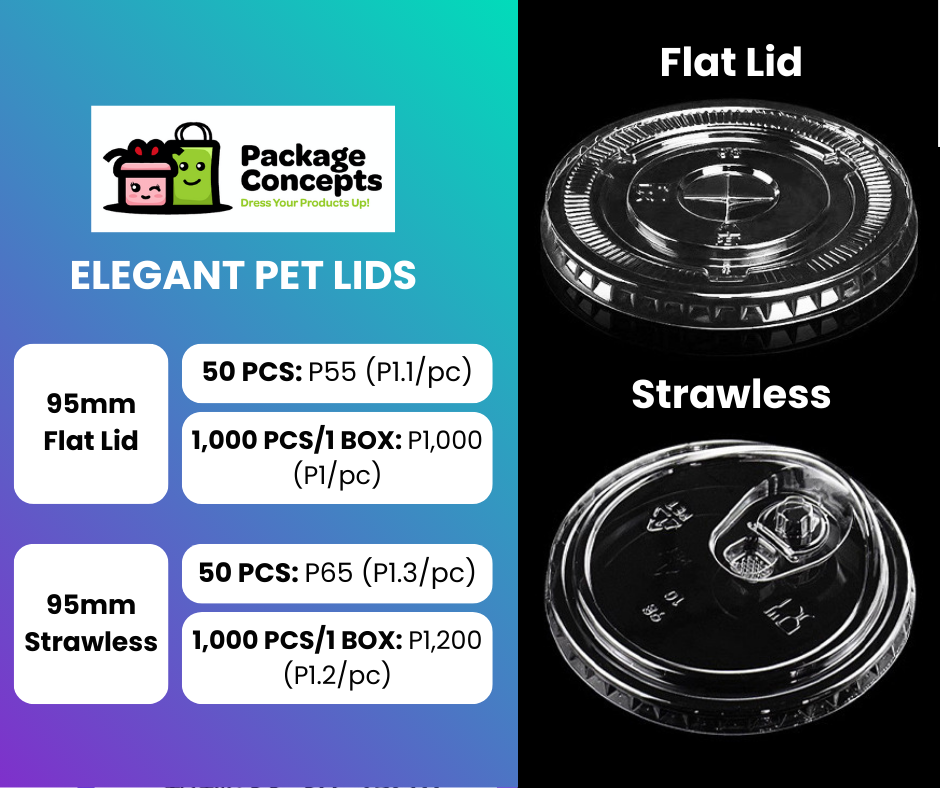 PET Drink Cups & Lids | For Coffee, Matcha, Juice