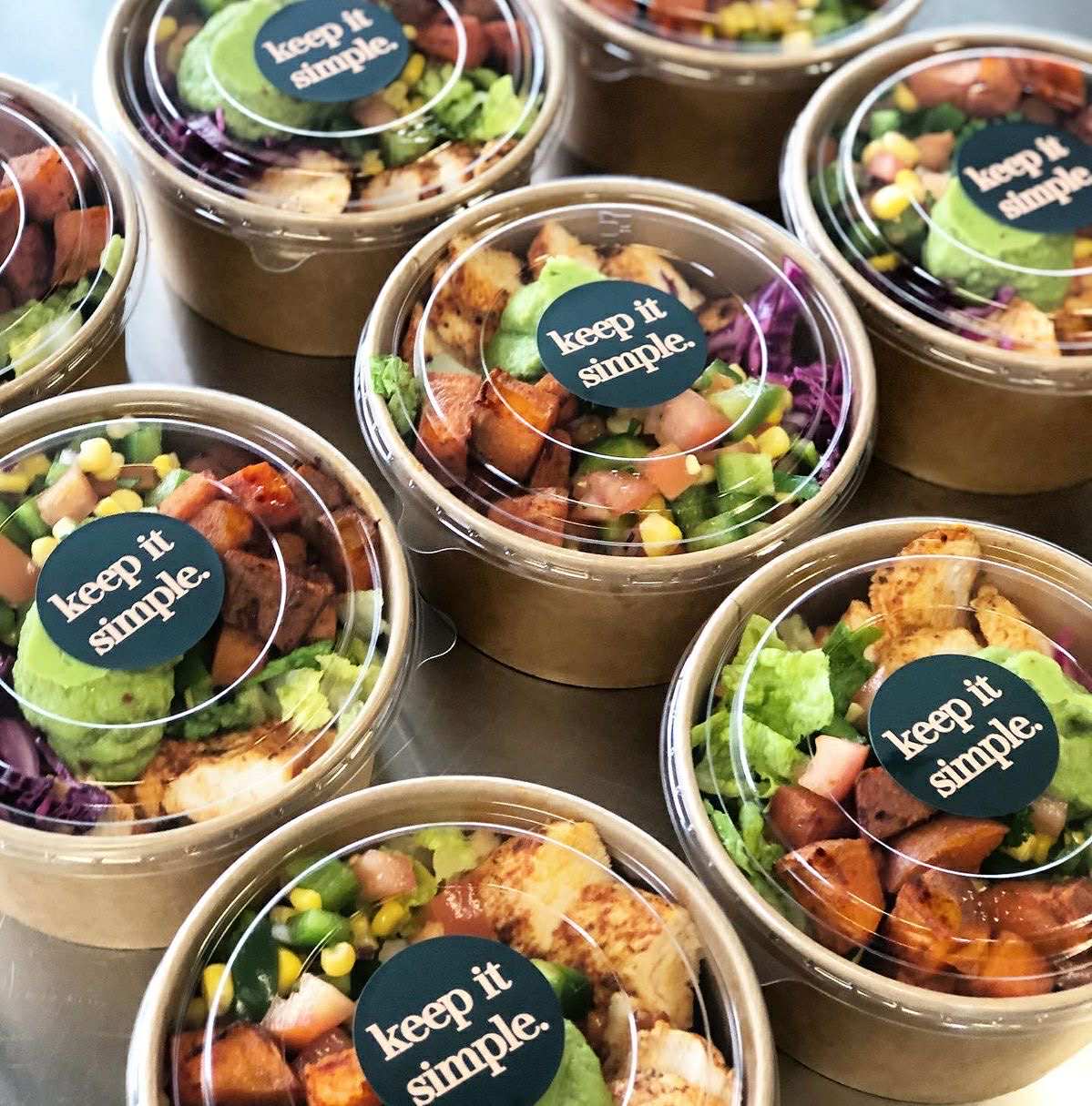 [50PCS] Kraft Paper Bowl For Salad, Rice Meals | 500ml & 750ml