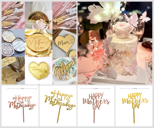 Mother's Day Cake & Cupcake Toppers