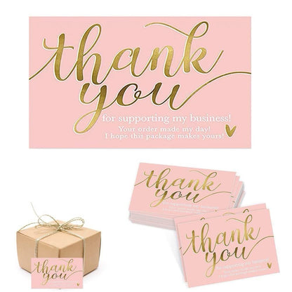50PCS Thank You Cards | For Giveaways, Small Business