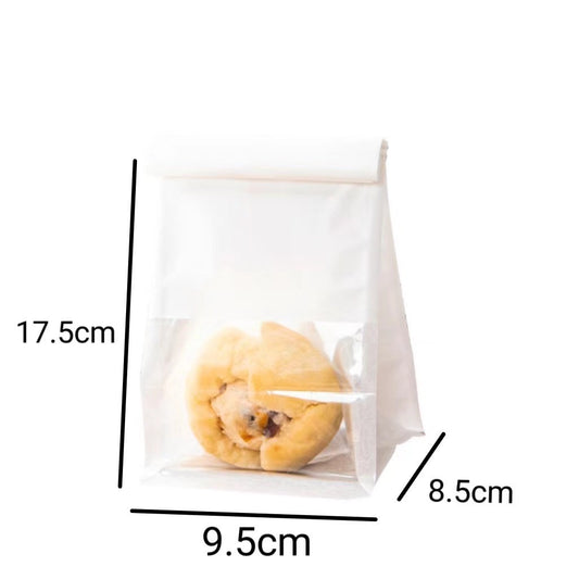[50PCS] Cookie Bag with Seal & Window | For Small Pastries