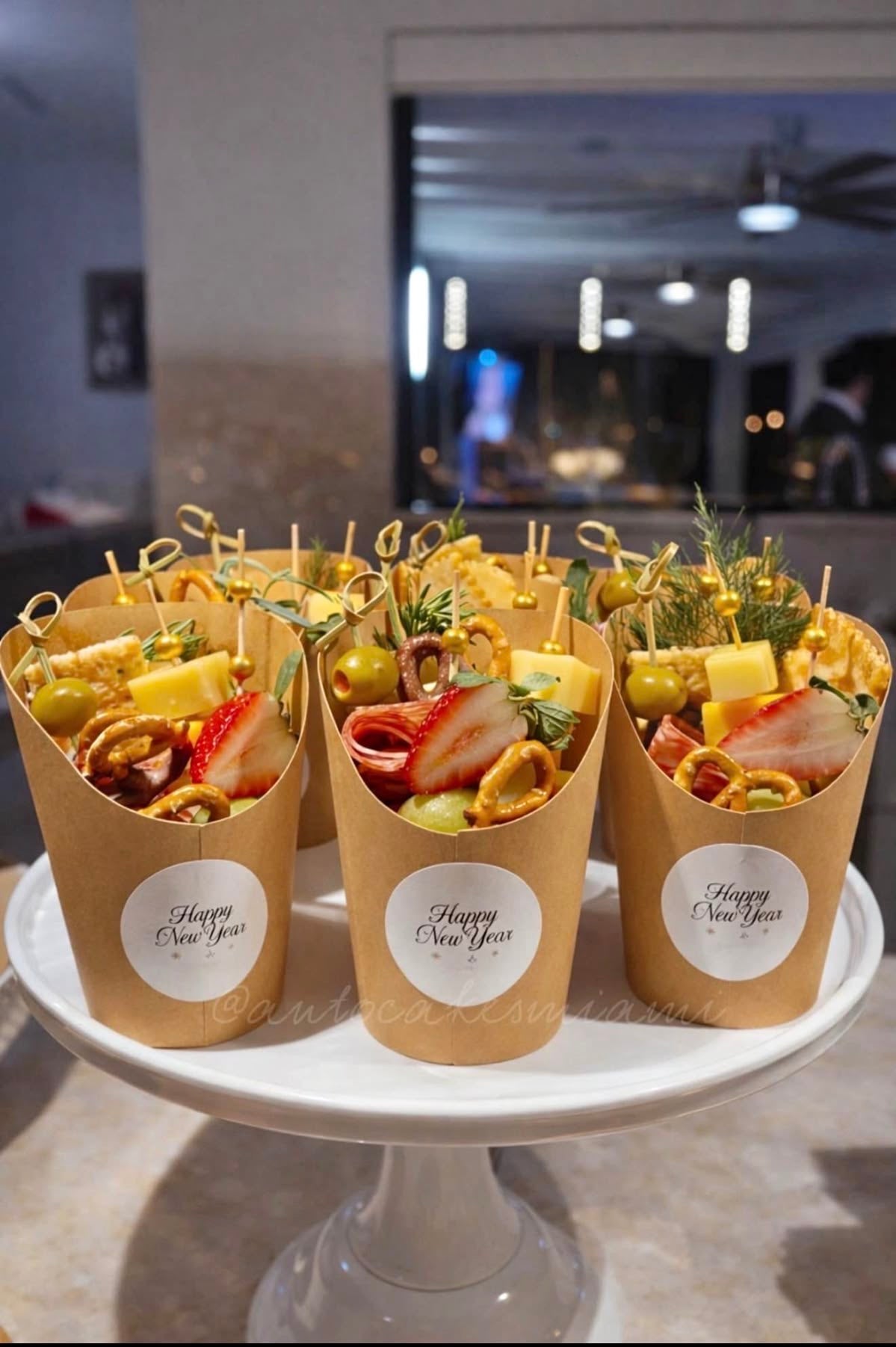 [50PCS] Food Spout Cup | 12oz 14oz Kraft White | Fries Popcorn Waffle Snack Holder