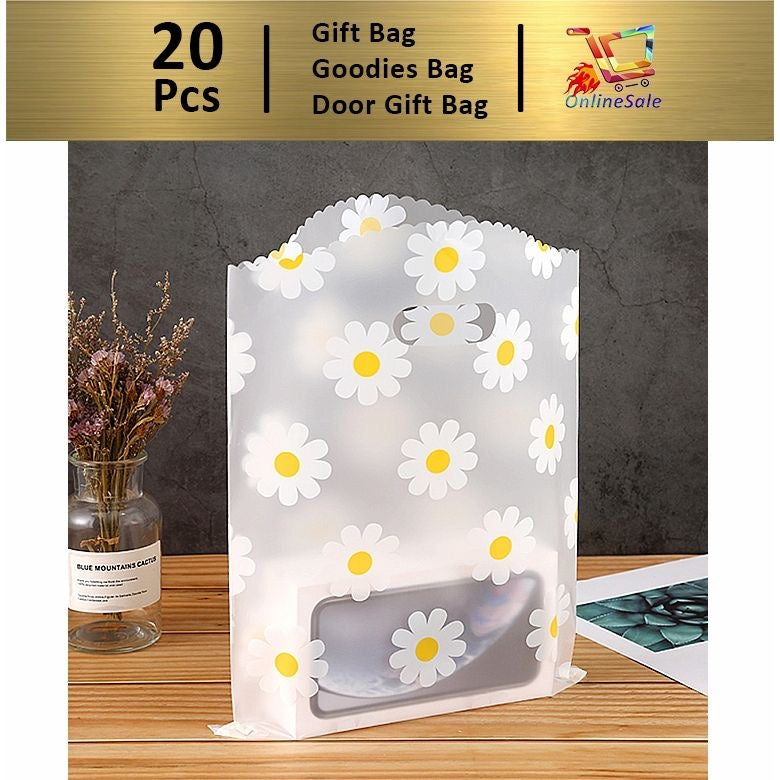 50PCS Frosted PE Bag | Lace & Daisy