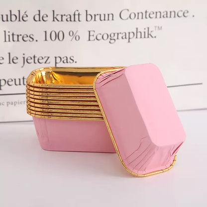 50PCS Rectangle Cupcake Liner