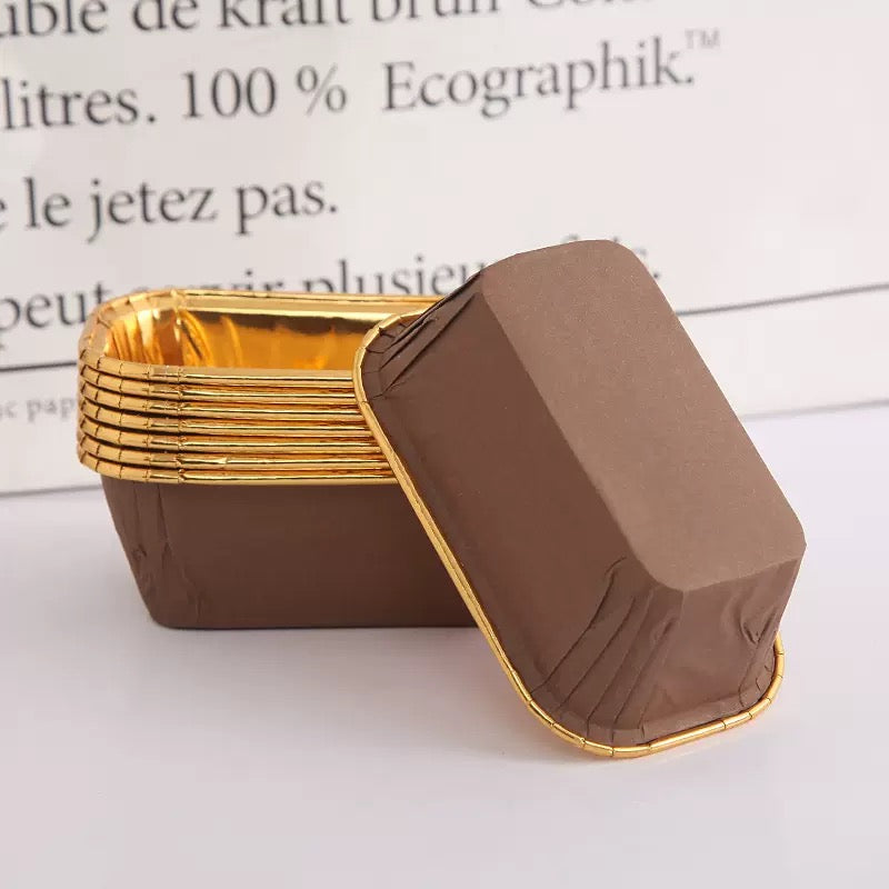 50PCS Rectangle Cupcake Liner