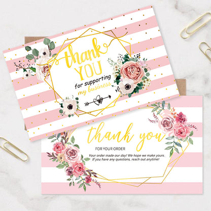 50PCS Thank You Cards | For Giveaways, Small Business