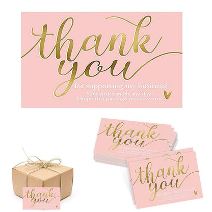 50PCS Thank You Cards | For Giveaways, Small Business