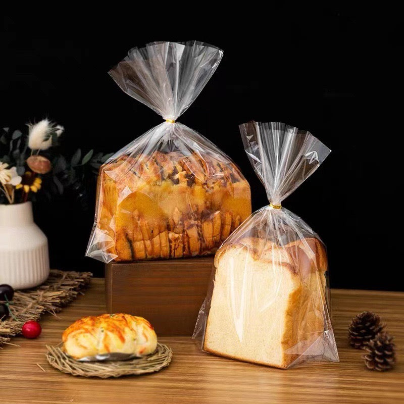 100PCS OPP Bread Plastic w/ Twist Tie