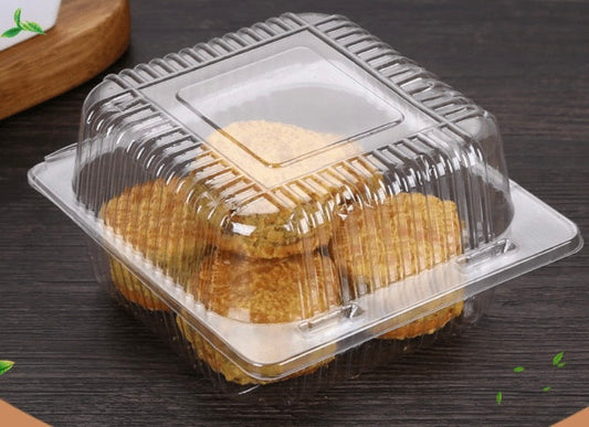 Square Plastic Clamshell Container