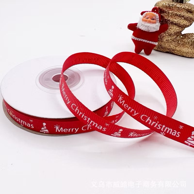 [XMAS 2024] Satin Ribbons with Christmas Print