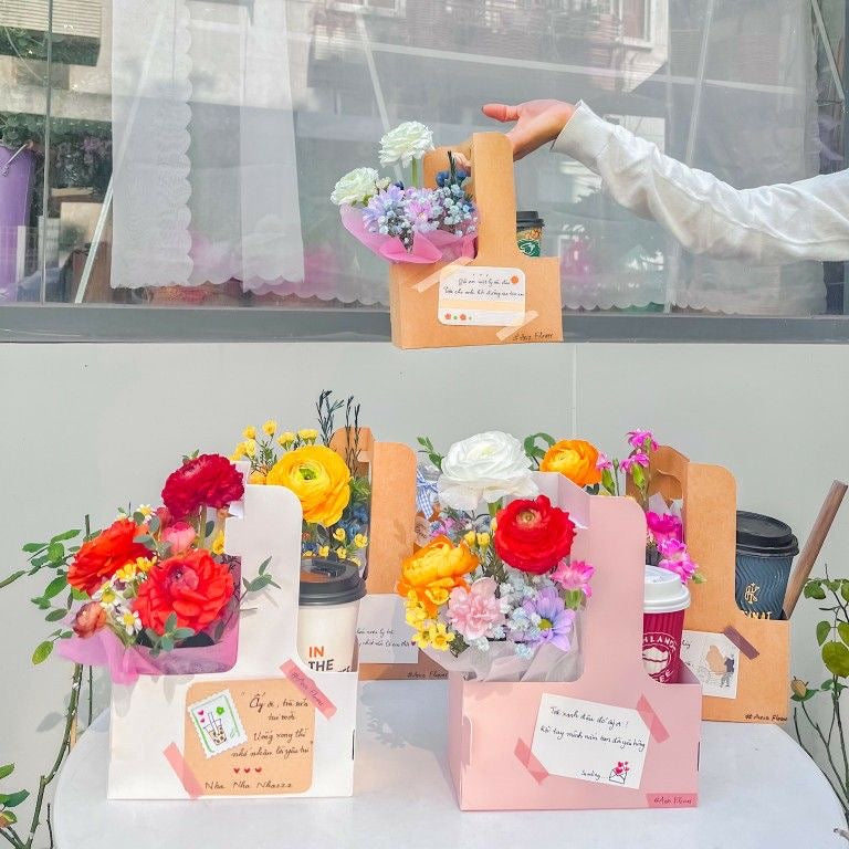 Coffee Cup + Flower Holder