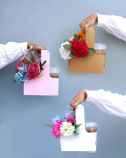 Coffee Cup + Flower Holder