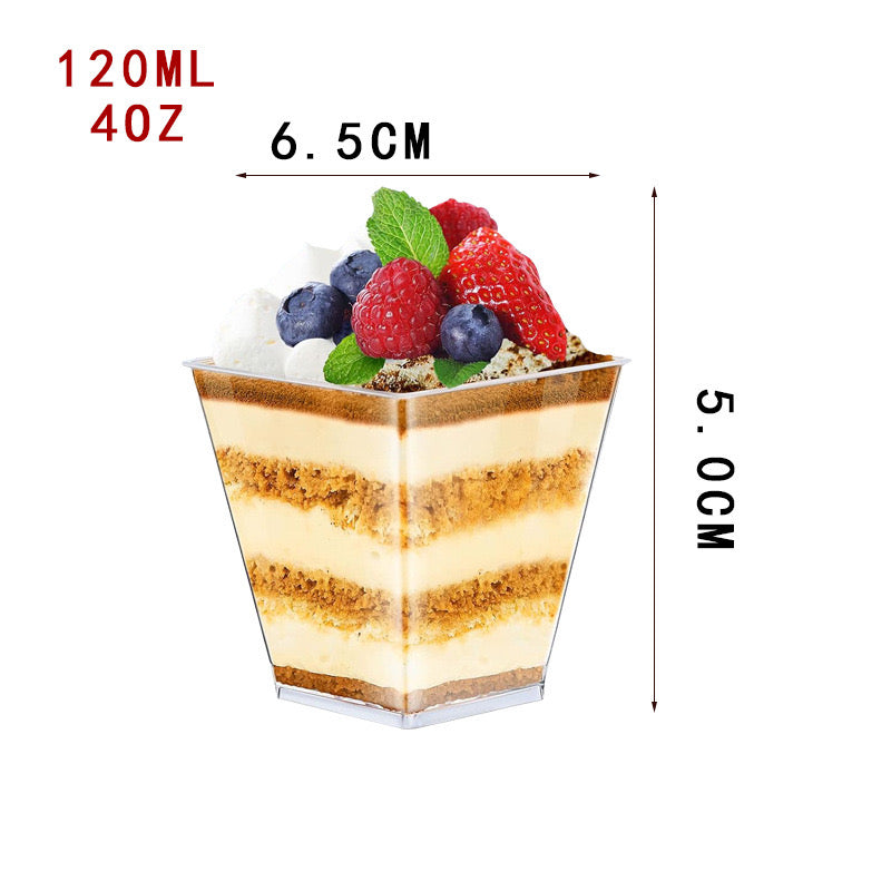 Mini Dessert Cups | For Pudding, Panna Cotta, Gelatine, Parfait