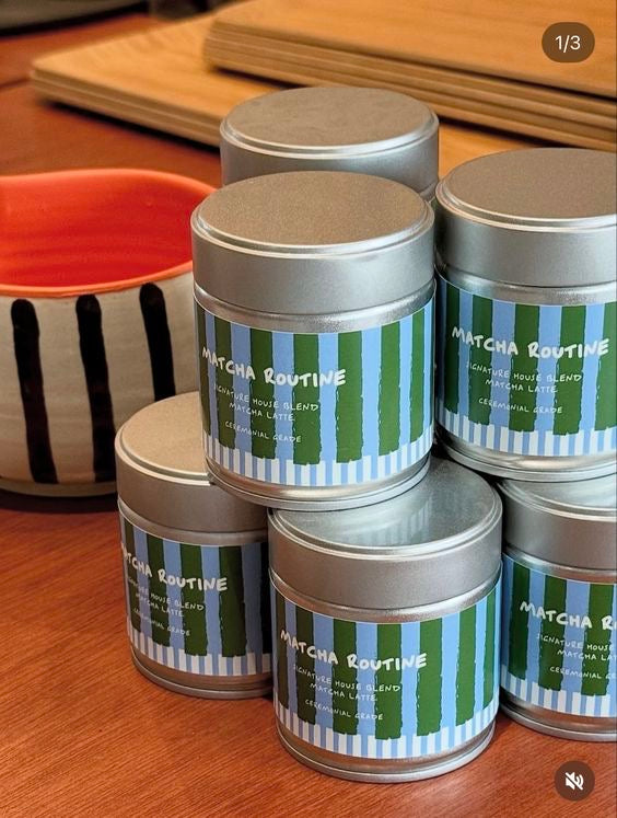 30g and 50g Aluminum Matcha Tins