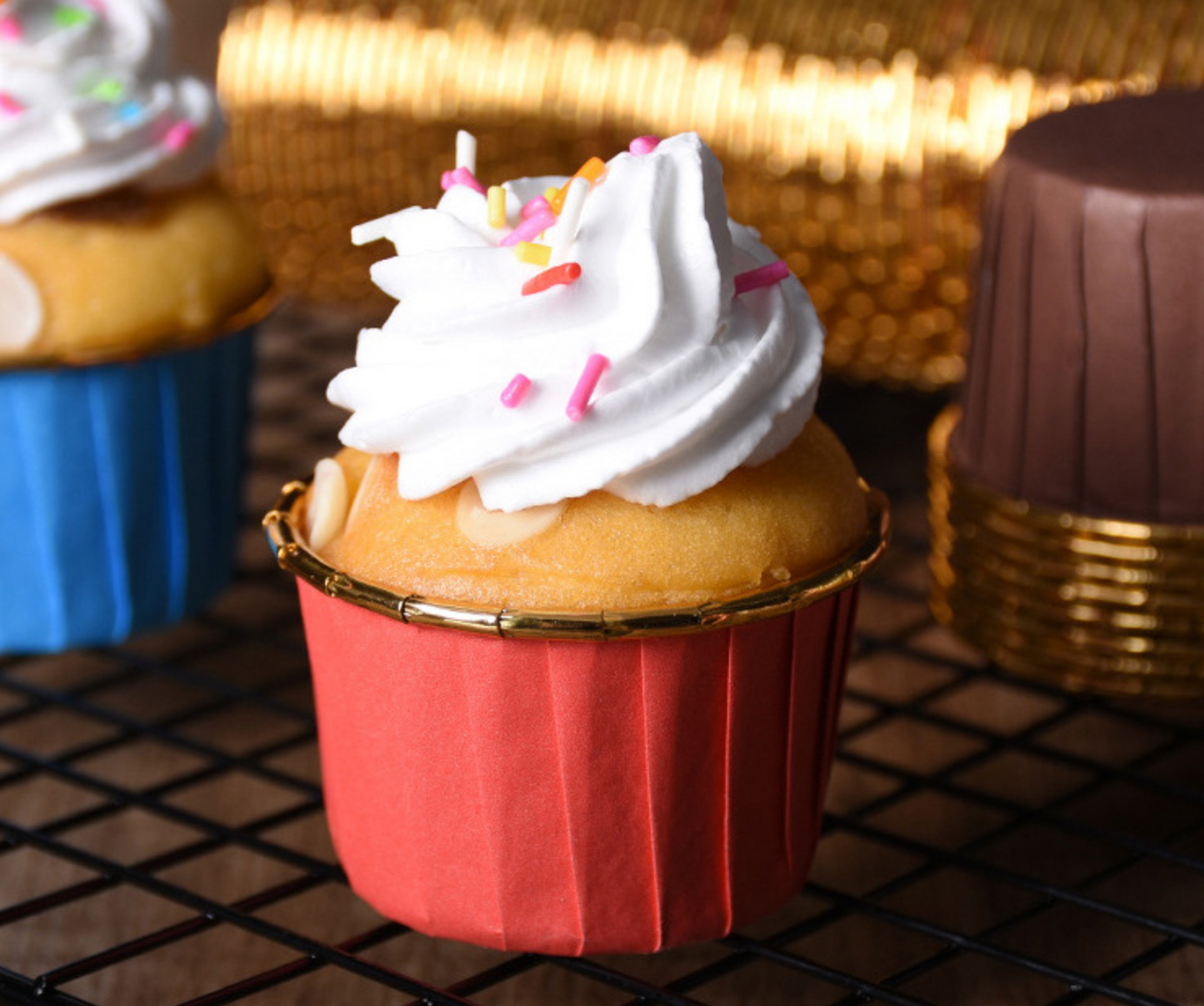 50PCS Foil Cupcake Liner 3oz