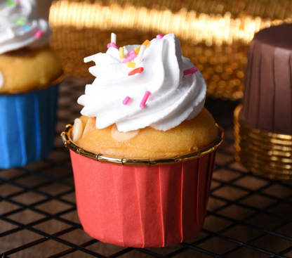 50PCS Foil Cupcake Liner 3oz