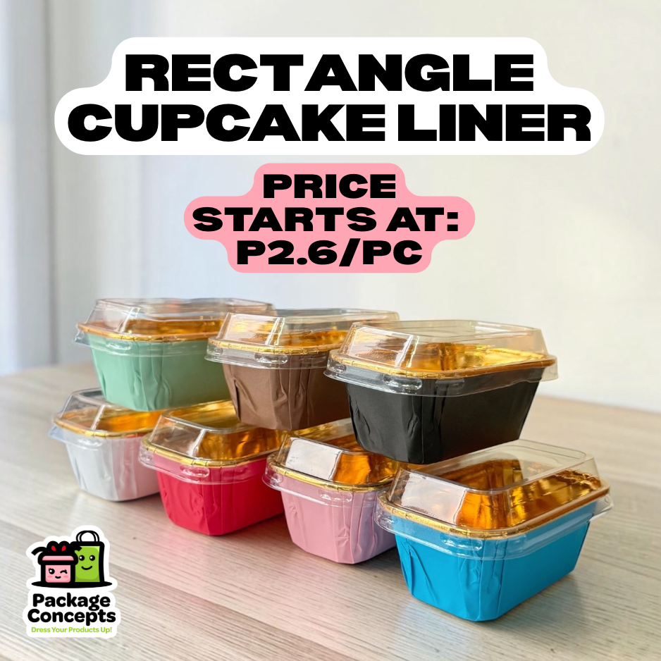 50PCS Rectangle Cupcake Liner