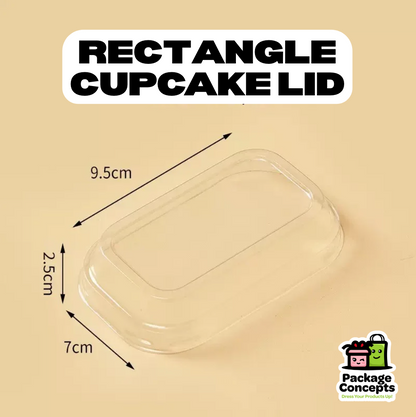 50PCS Rectangle Cupcake Liner