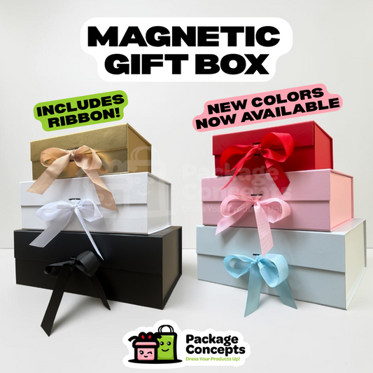 Magnetic Gift Box Foldable With Ribbon | Giveaways, Wedding, Parties, Gifts