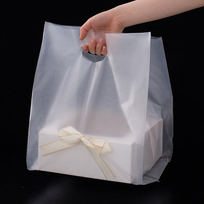 Square Bottom PE Plastic Bag with Handle