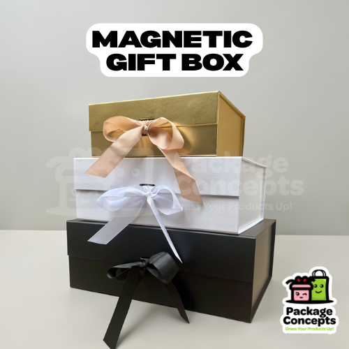 Magnetic Gift Box Foldable With Ribbon | Giveaways, Wedding, Parties, Gifts